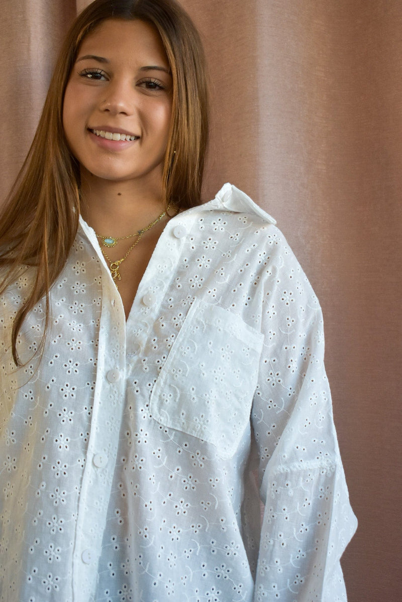 Harper Button Front Blouse