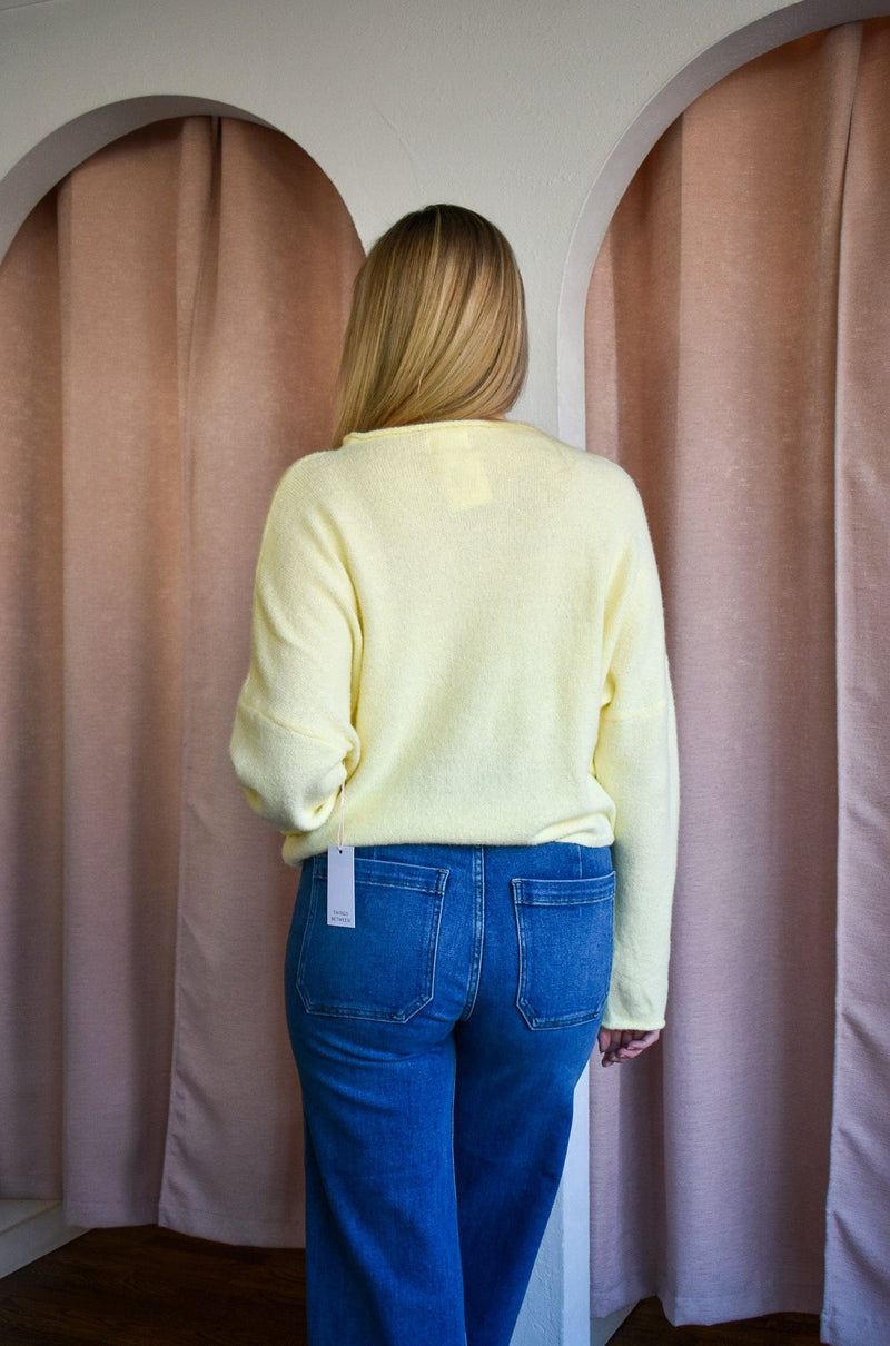 Piper Cardigan- Butter Yellow