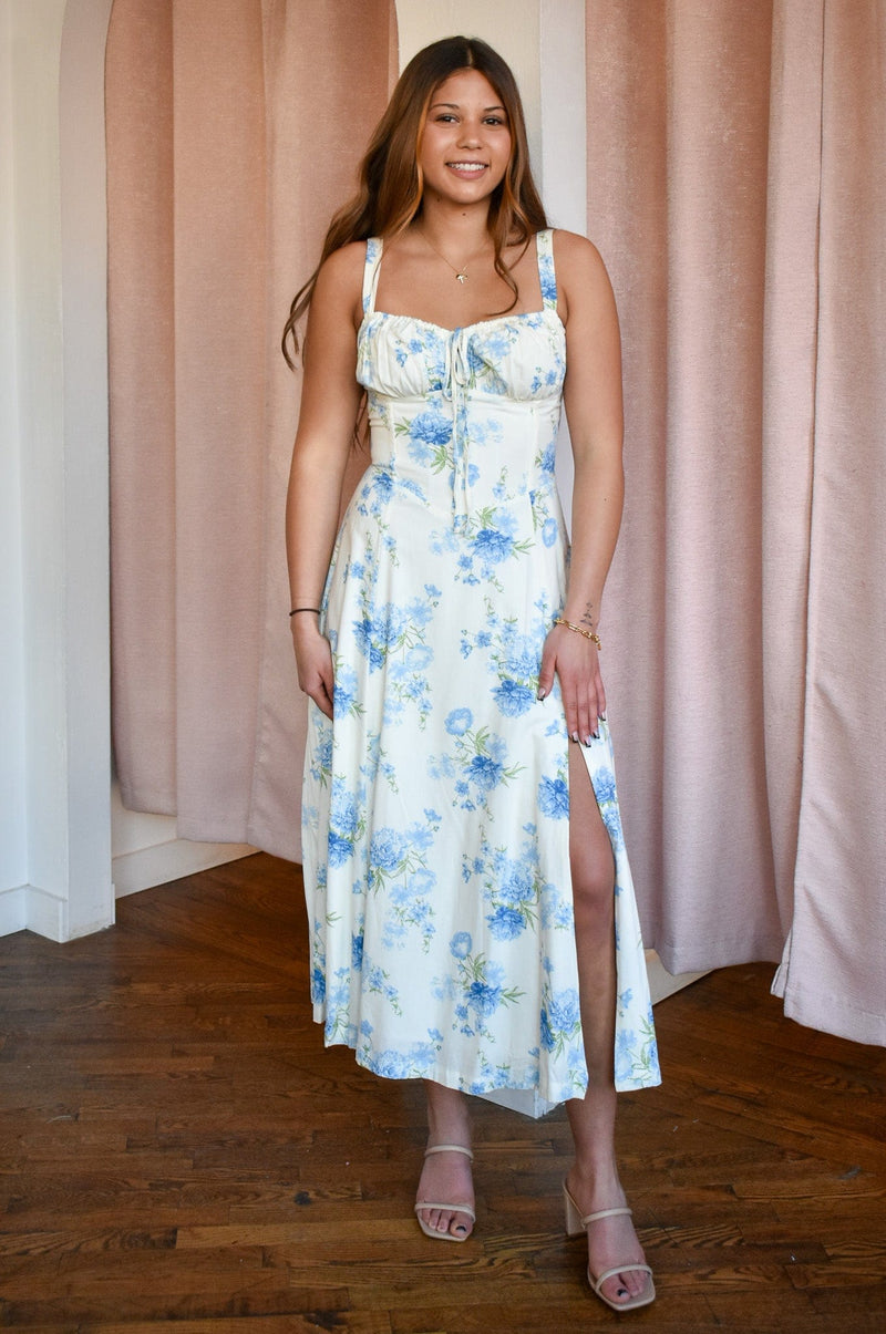 RESTOCK- Venezia Porcelain Midi Dress