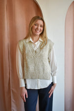 Individuality Side Tie Sweater Vest