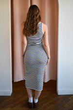 Margaux Striped Midi Dress