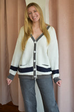 Places Colorblocked Cardigan