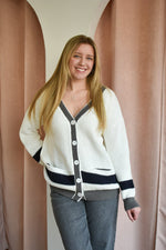 Places Colorblocked Cardigan