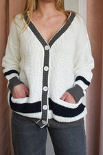 Places Colorblocked Cardigan