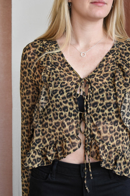 Be Fierce Leopard Print Top