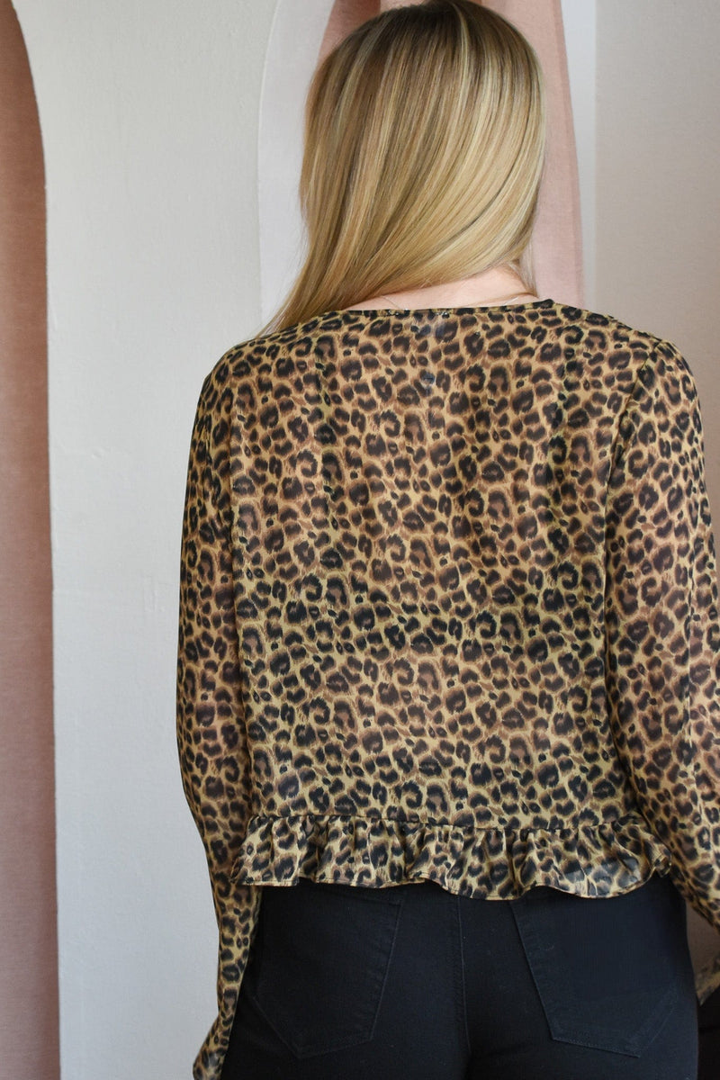 Be Fierce Leopard Print Top