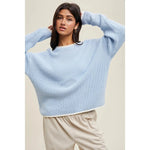 Contrast Knit Sweater