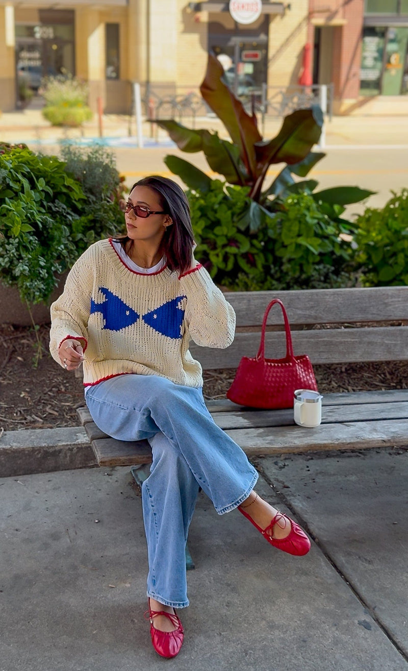 Kissing Fish Sweater