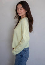 Piper Cardigan- Butter Yellow