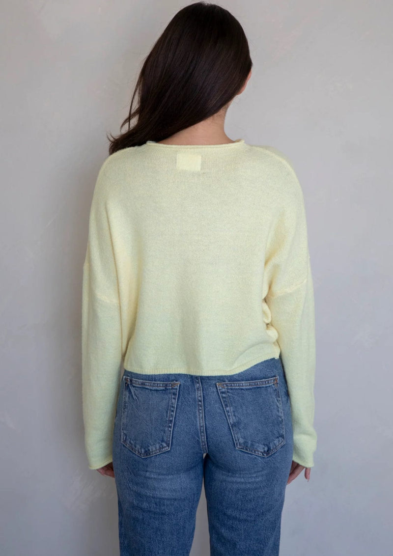 Piper Cardigan- Butter Yellow