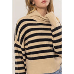 Fave Striped Cropped Sweater