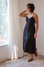 Valeria Navy Maxi Dress