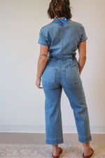 KanCan Polly Denim Jumpsuit- Medium Wash