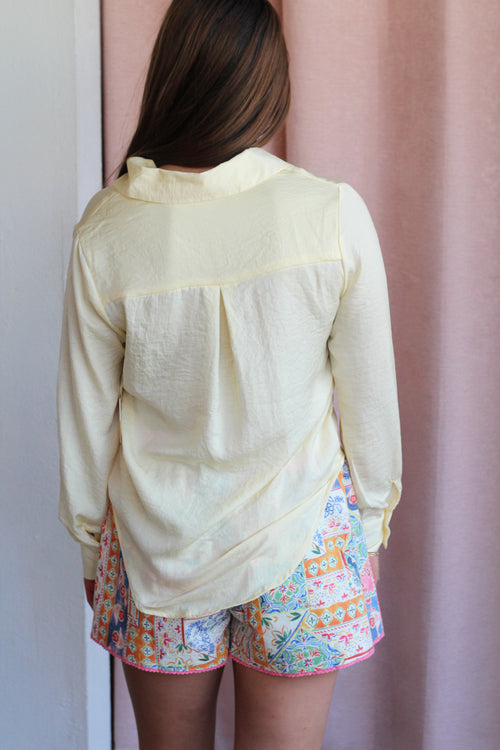 Limon Button Front Blouse