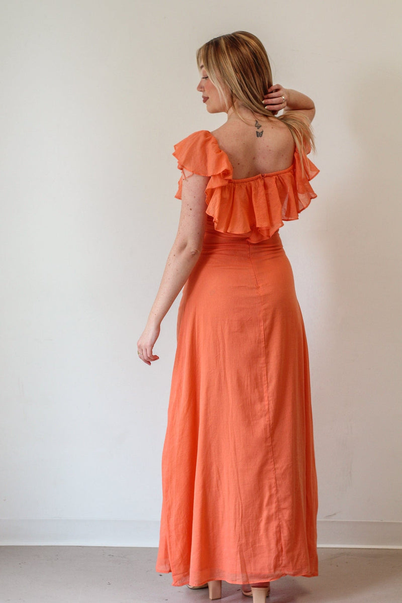 Encanto Off-Shoulder Maxi Dress