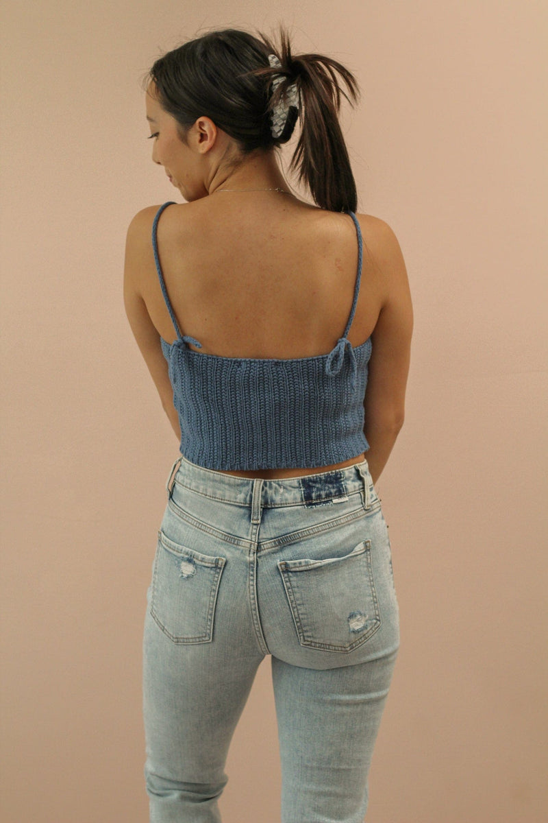 Sunshower Triangle Crochet Top- 2 Colors!