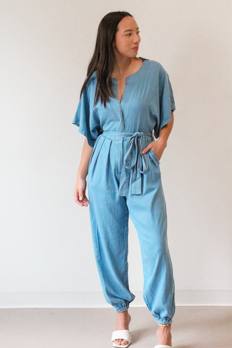Free Spirit Chambray Jumpsuit