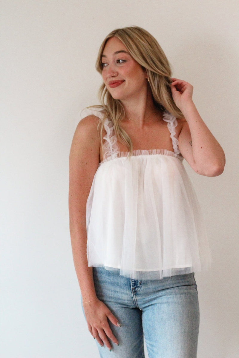 Star Gazer Tulle Tank
