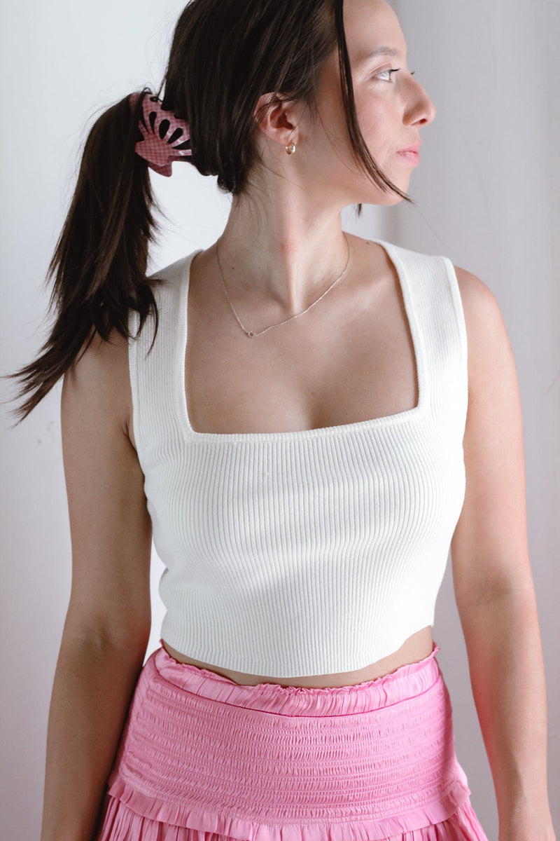 Too Cool Square Neck Tank- 2 Colors!