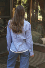 Bluebell Plaid Top