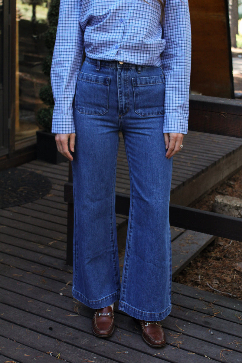 Rollas Jeans Sailor Jeans- Ashley Blue