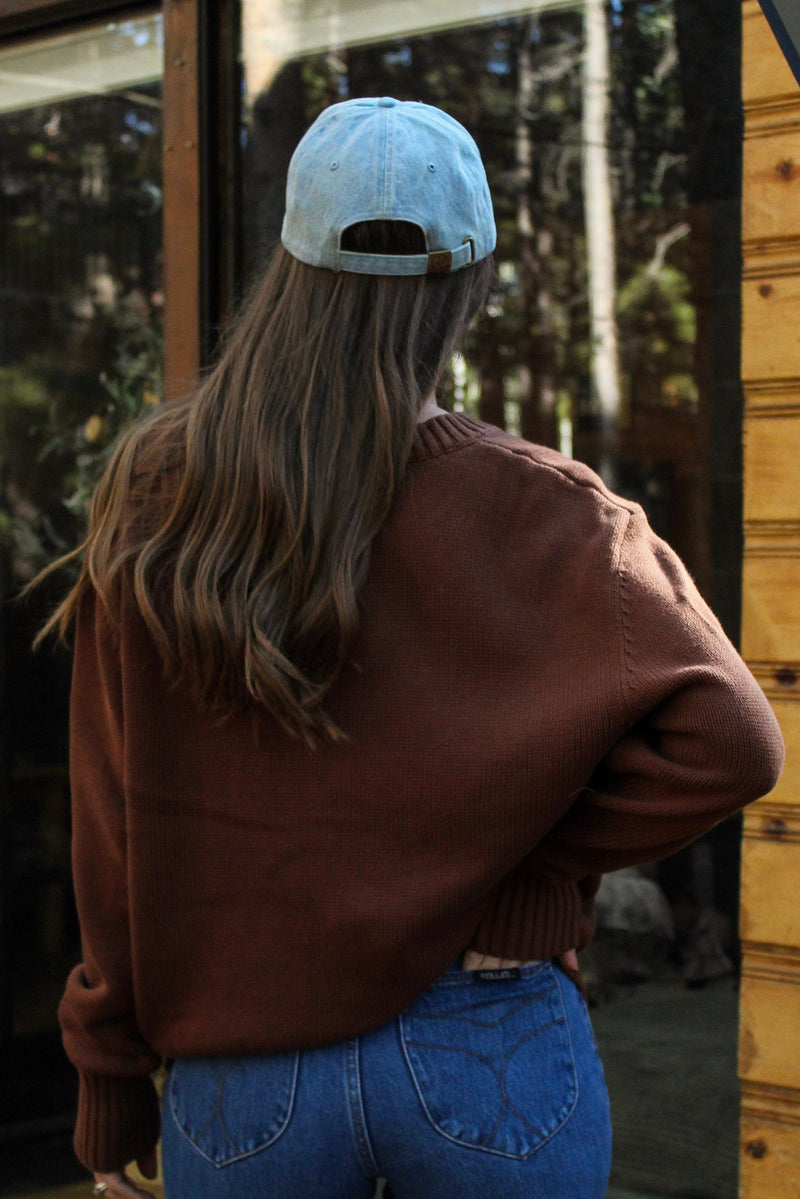 Brown Sugar Crewneck Sweater