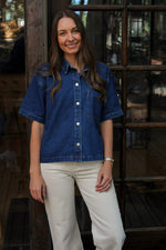 Melbourne Boxy Denim Crop