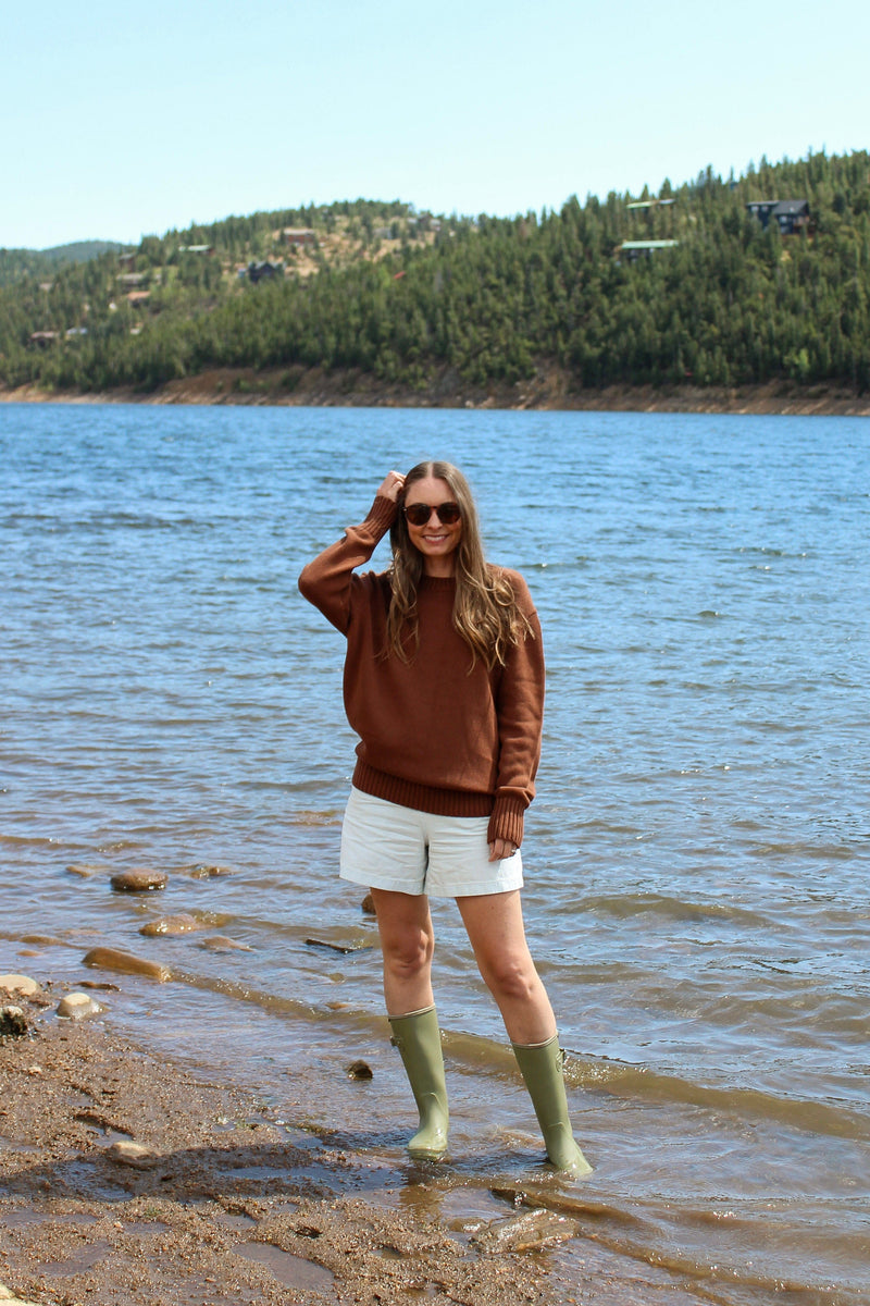 Brown Sugar Crewneck Sweater