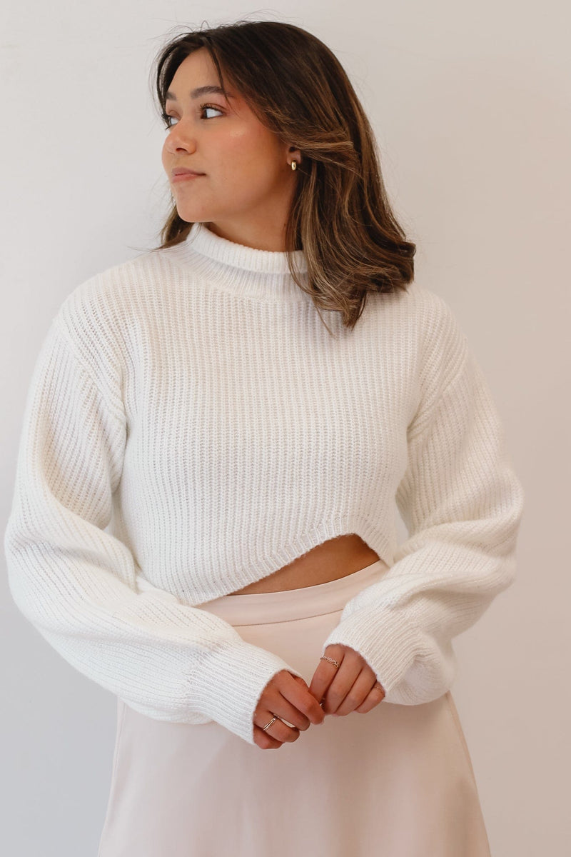 Half and Half Asymmetrical Sweater