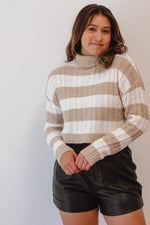 Sophie Striped Turtleneck