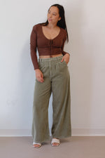 S'mores Tie Front Top