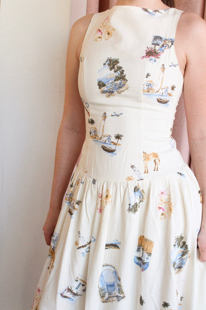 Bailey Drop Waist Midi Dress – Vintage Willows Boutique