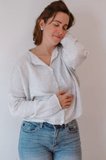 Heather Grey Cardigan
