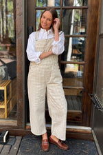 Amie Gingham Overalls