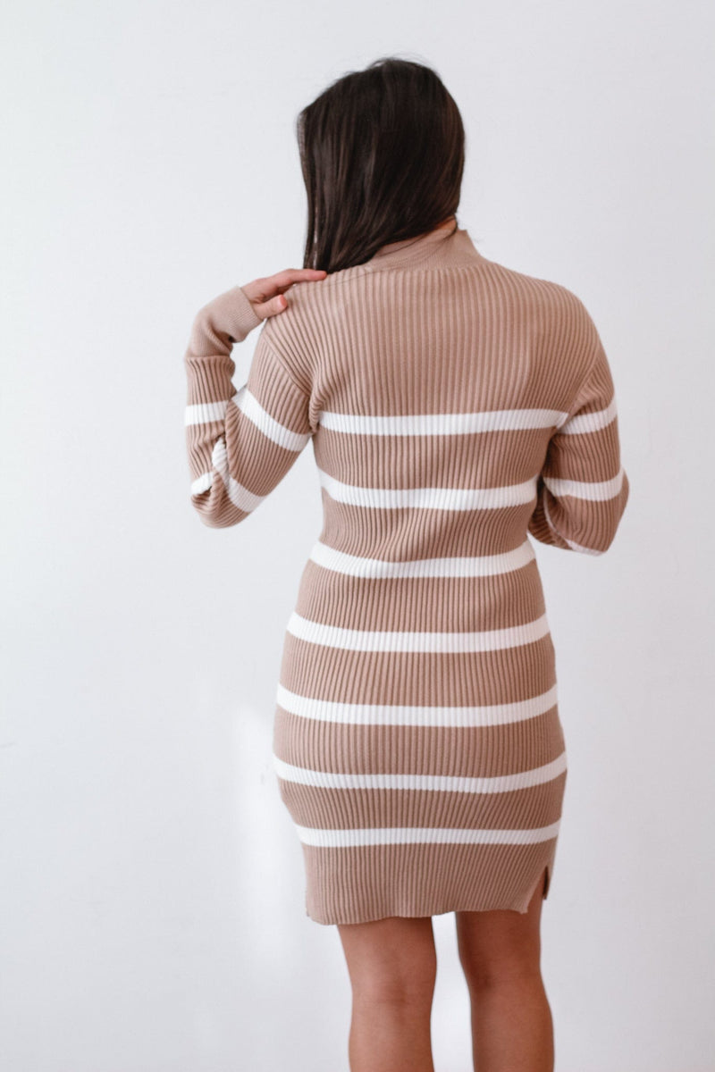 Boardwalk Stripe Sweater Dress