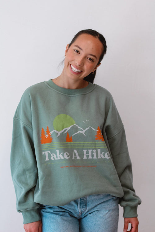 Take A Hike Crew Neck