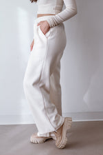 Chilly Nights Wide Leg Fleece Pant