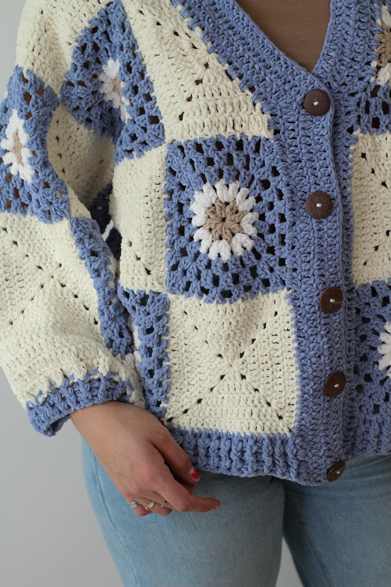 Myriam Daisy Crochet Cardigan