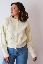 Allison Floral Embroidered Cardigan