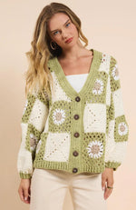 Myriam Daisy Crochet Cardigan