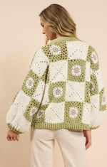 Myriam Daisy Crochet Cardigan