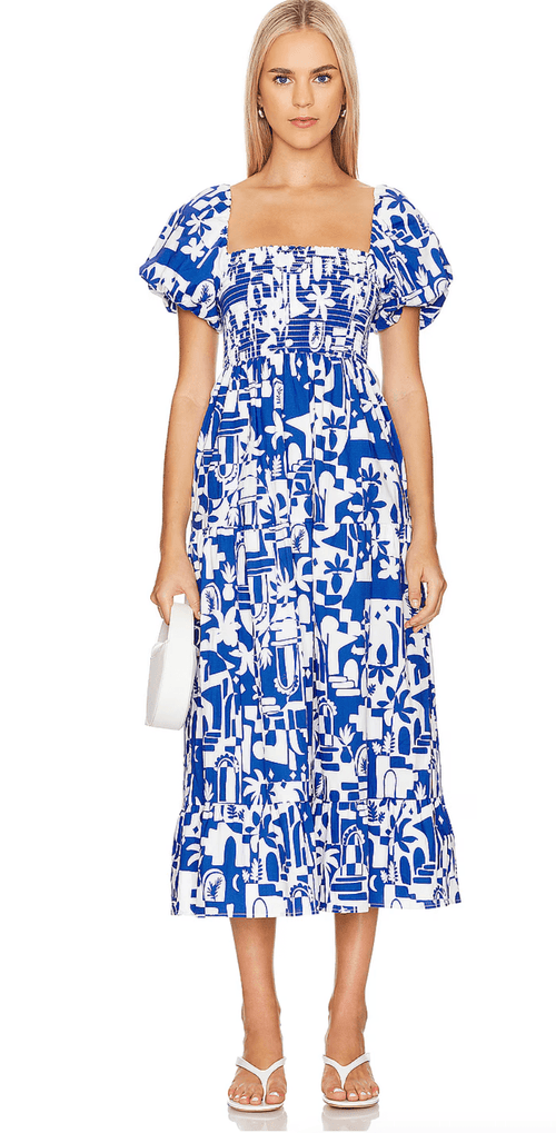 Show Me Your MuMu Santorini Escape Afternoon Tea Dress