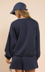 Pastime Textured Terry Pullover