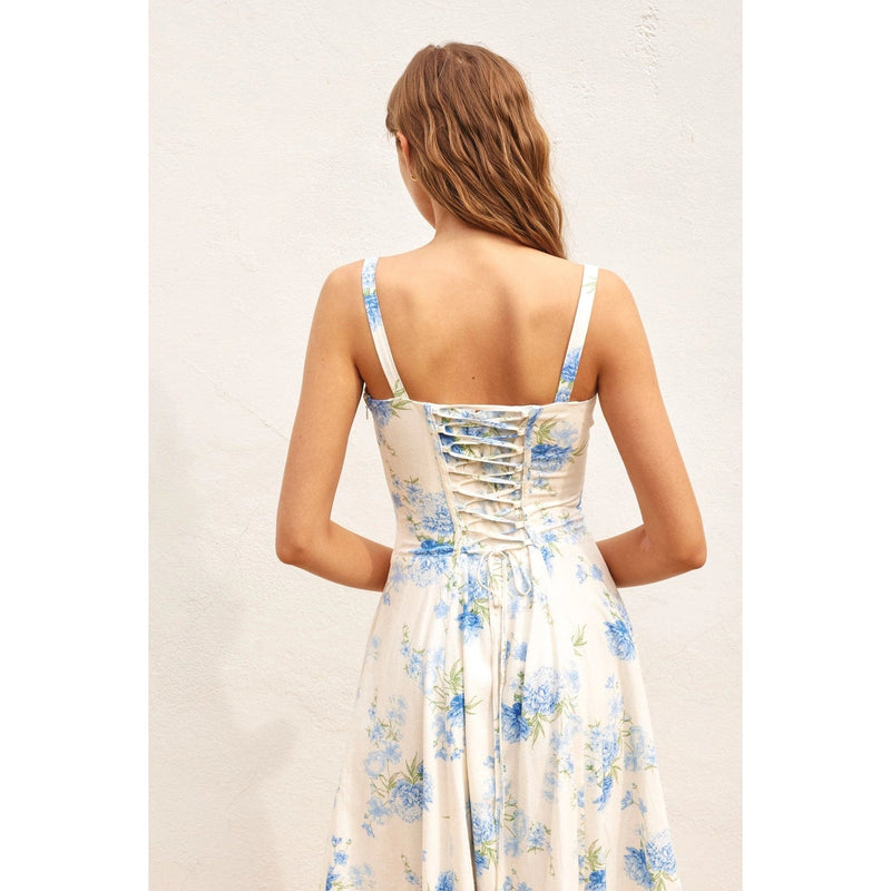 RESTOCK- Venezia Porcelain Midi Dress