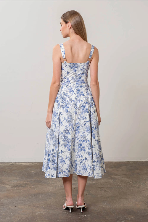 Romance Floral Midi Dress