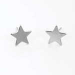 Gold-Dipped Brass Star Earring