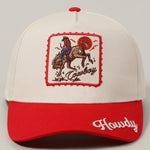 Cowboy Horse Embroidery Two-Tone Cap