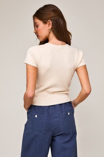 Franny Bow Detail Sweater Top