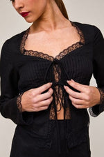 Flirtation Lace Trim Top