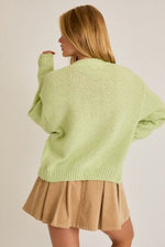 Fruit Basket Open Front Cardigan